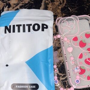 Pink Strawberry Phone Case iPhone 12 Pro Max never been used